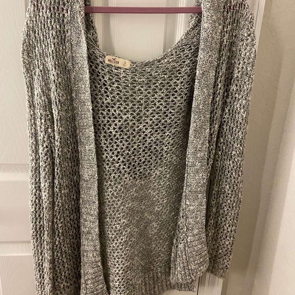 Hollister long cardigan sweater